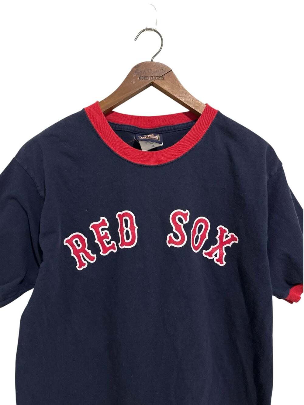 Vintage MLB Majestic Boston Red Sox Ted Williams Ringer T-Shirt Size M